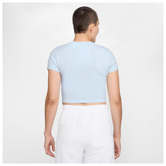 Nike Γυναικεία κοντομάνικη μπλούζα Sportswear Chill Knit Cropped T-Shirt